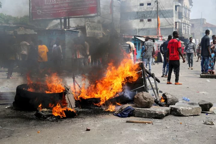 Congo security forces fire tear gas at anti-government protesters