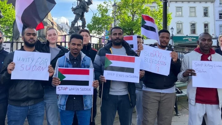 Sudan crisis: Man in Londonderry fears for trapped family