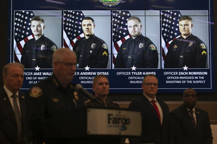 Dramatic video footage shows shooting ambush in Fargo that killed an officer last month