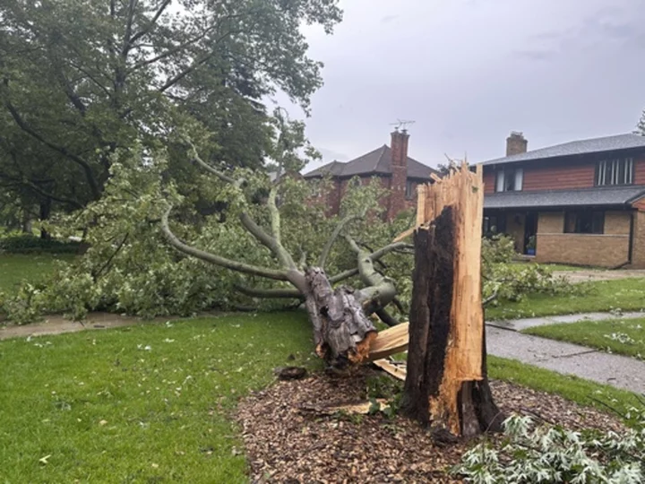 Severe thunderstorms blast southern Michigan, cutting power to more than 140,000