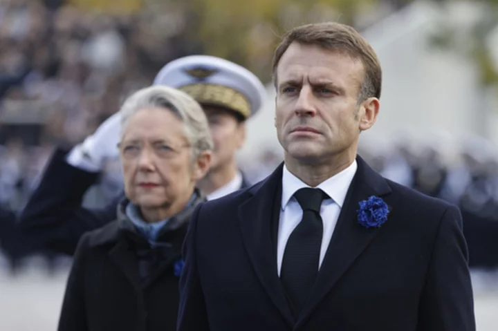 Macron urges France to rise up against 'unbearable resurgence of antisemitism' before Paris march