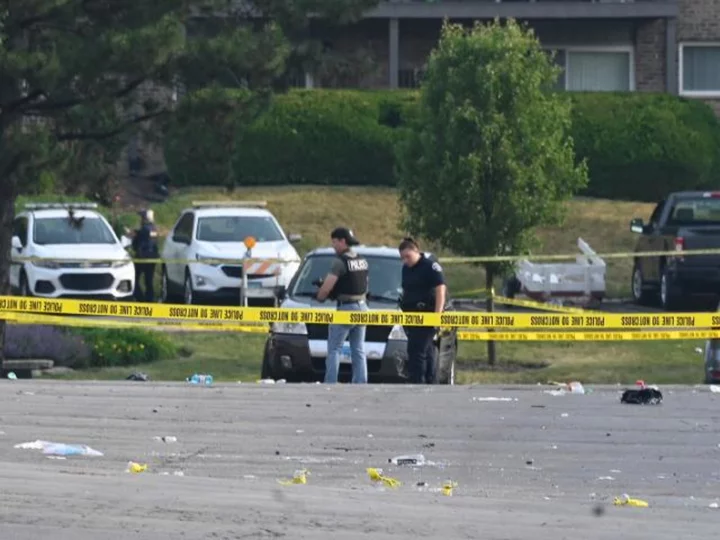 Investigators are searching for suspects in the mass shooting at a Juneteenth celebration in Willowbrook, Illinois, that left 1 dead and at least 22 hurt