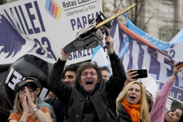 A man, a plan, a chainsaw: How a power tool took center stage in Argentina's presidential race