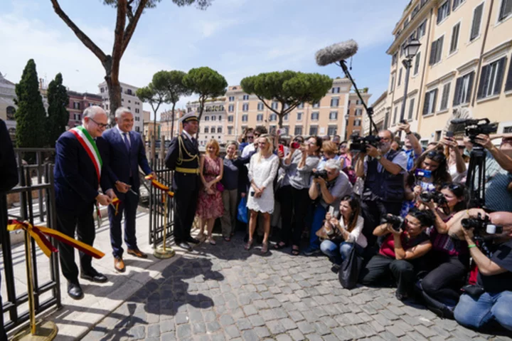 Ancient Rome temples complex, with ruins of building where Caesar was stabbed, opens to tourists