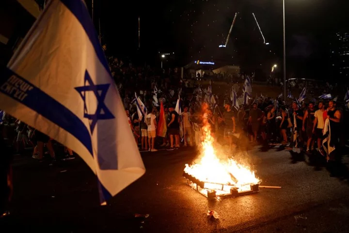 Israel president urges calm amid plans for further protest at judicial overhaul