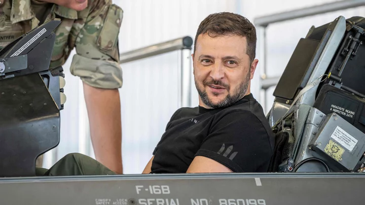 Watch live: Zelensky addresses Danish parliament after ‘historic’ fighter jets pledge