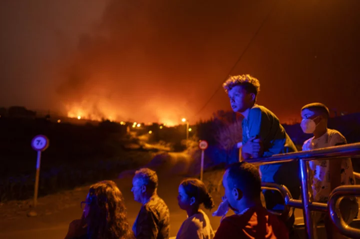 Major wildfires burn in Greece, Spain's Canary Island of Tenerife