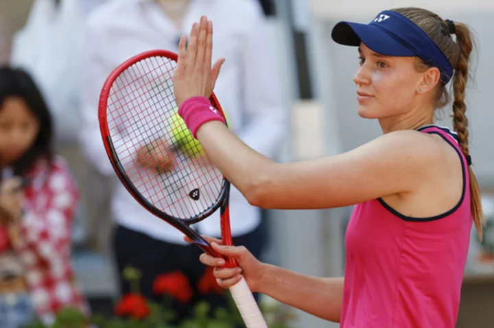 Elena Rybakina, reigning Wimbledon champion, pulls out of French Open because she is sick