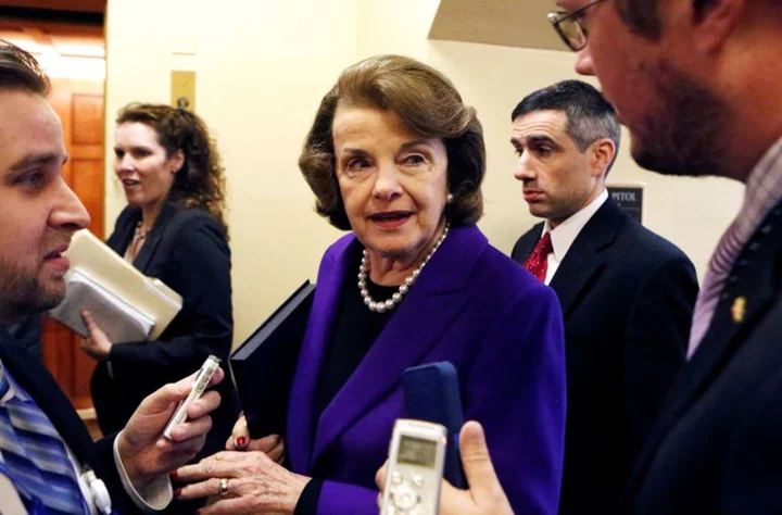 Reaction to Democratic U.S. Senator Feinstein's death