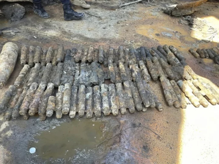 Malaysia finds 100 old artillery shells on Chinese barge, says it likely plundered WWII shipwrecks