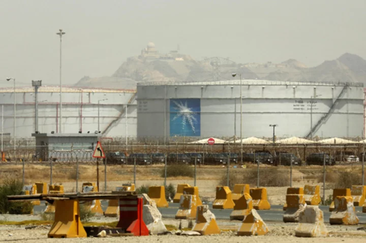 Saudi Aramco's 1st quarter profit down about a fifth to $31B