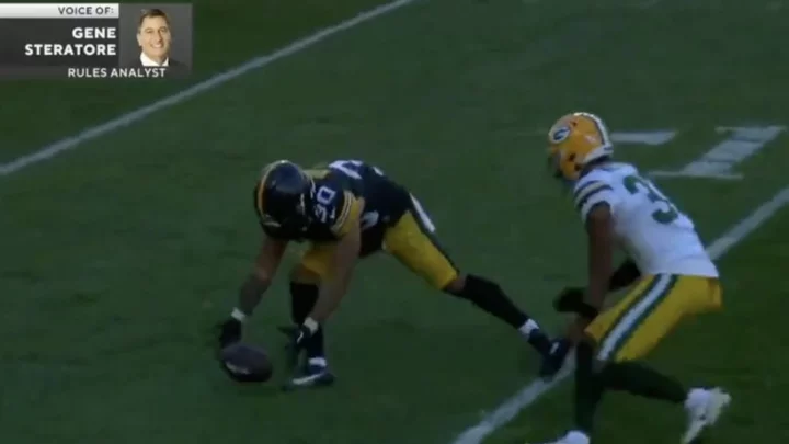 Packers Robbed of Touchdown By Officials on Steelers Backwards Pass That Was Called Incomplete