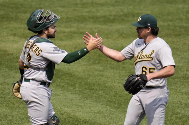 MLB-worst Athletics beat Pirates 9-5 for second straight victory