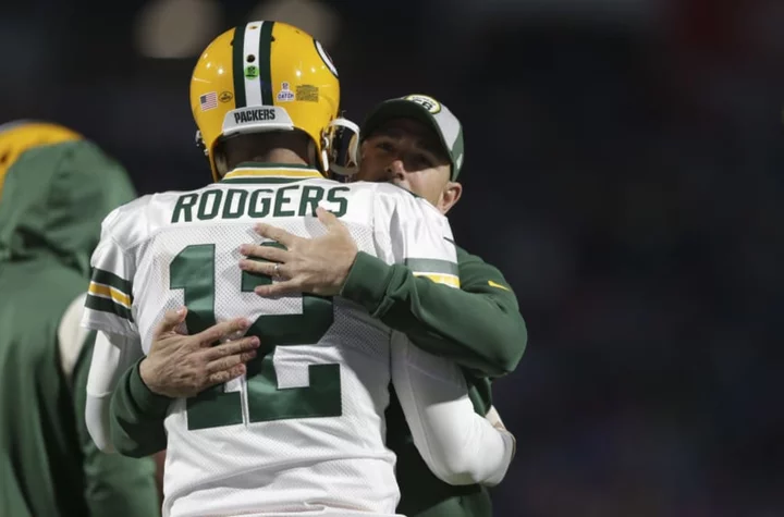 Packers coach Matt LaFleur sent Aaron Rodgers a heartfelt text after traumatic injury
