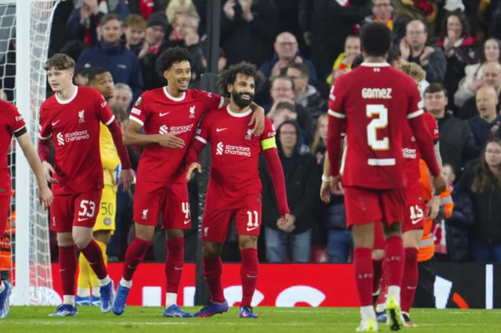 Liverpool, Leverkusen, Roma keep perfect records in Europa League. Aston Villa cruises in the ECL