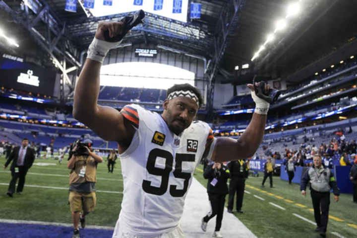 Browns defensive star Myles Garrett buys minority ownership stake in NBA's Cleveland Cavaliers