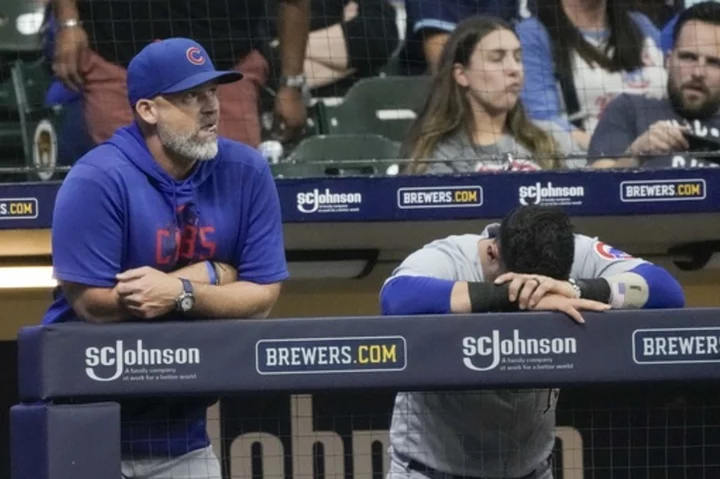 Cubs' playoff hopes vanish before they complete 10-6 victory over Brewers