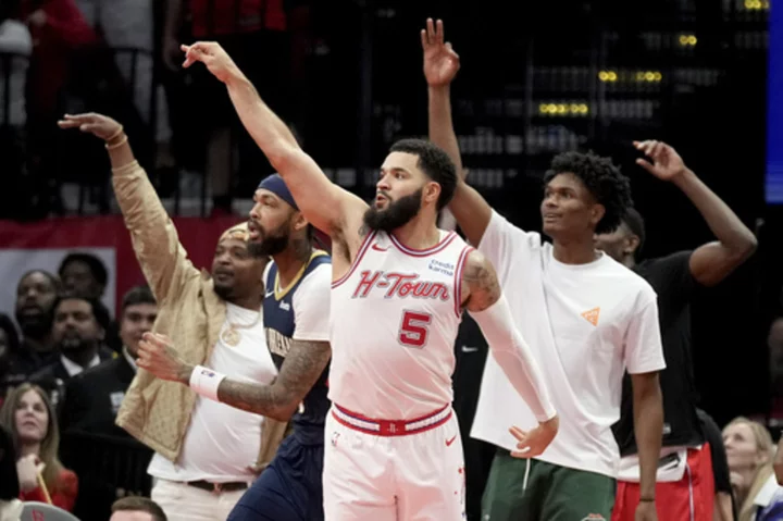 Rockets win fifth straight game, beat Pelicans 104-101 in NBA In-Season Tournament debut