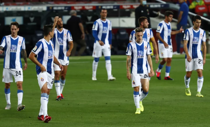 Espanyol faces crunch game at Valencia to avoid relegation from Spanish league