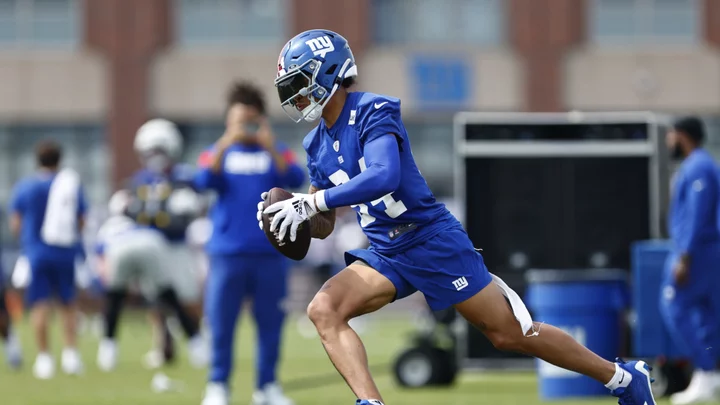 Jalin Hyatt's speed is out of control for the New York Giants