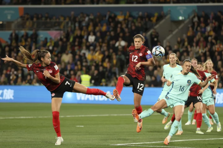 Canada's Christine Sinclair exits Women's World Cup after loss to Australia, possibly for last time
