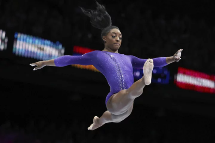 Another one for Biles: American superstar gymnast wins 22nd gold medal at world championships