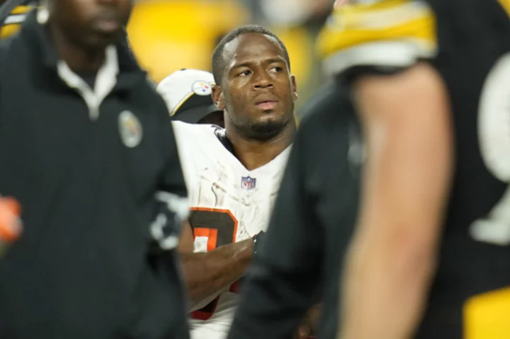 Browns' running game spinning its wheels since losing star Nick Chubb to season-ending knee injury