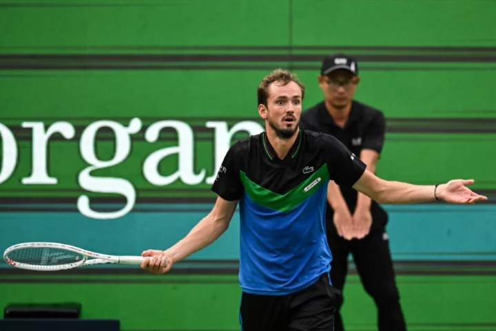 Defending champion Medvedev out of Shanghai Masters