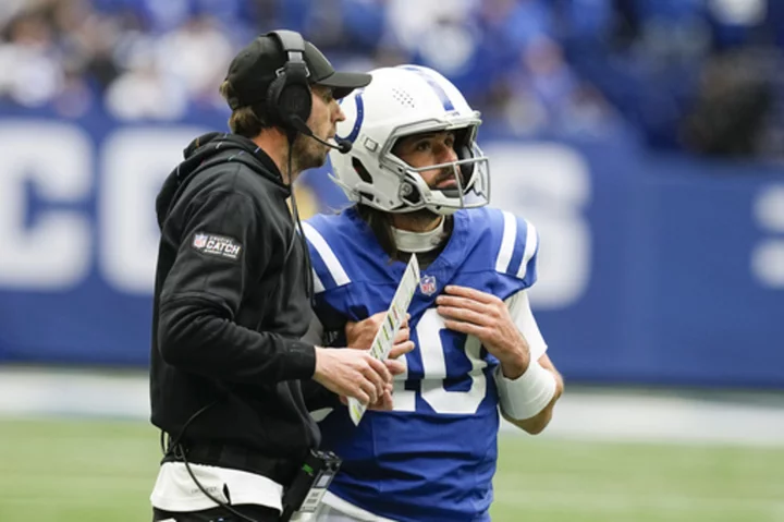 Colts turn to QB Minshew as they try to end an 8-game road skid against the London-weary Jags