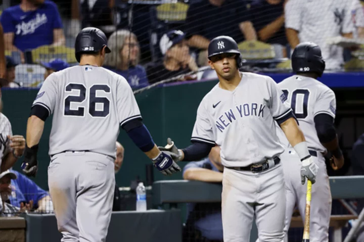 Montas wins season debut and Yankees clinch 31st winning season by beating Royals 5-2