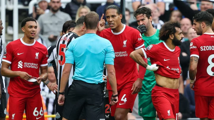 Virgil van Dijk charged by FA after Newcastle red card