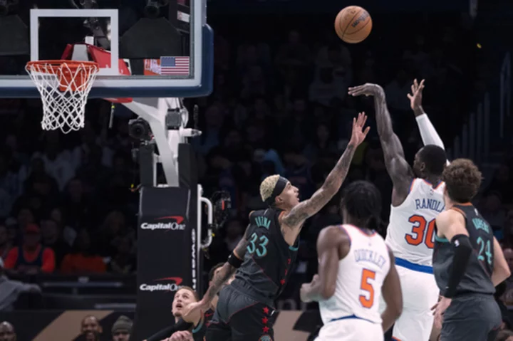 Knicks beat Washington 120-99; Wizards out of contention in NBA In-Season Tournament