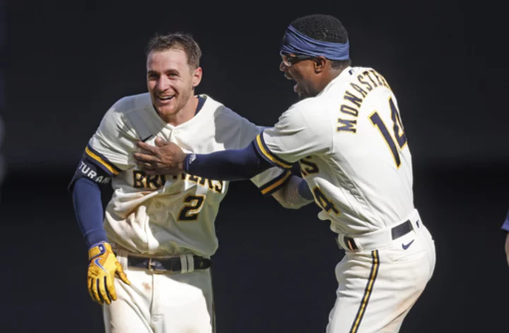 Brice Turang's infield hit gives Brewers win in 10th, 2-game sweep of Twins