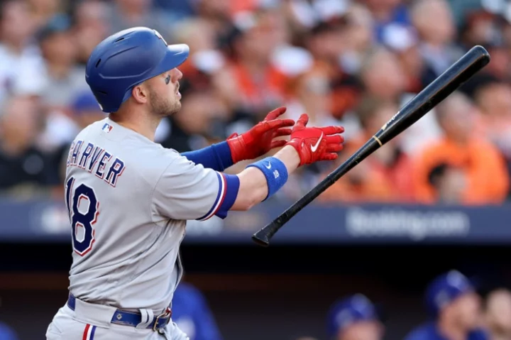 Garver grand slam as Rangers leave Orioles on the brink