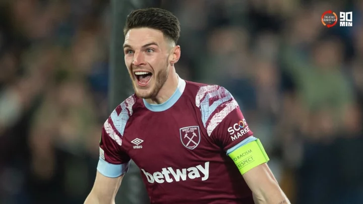 Arsenal make British record bid worth £105m for Declan Rice