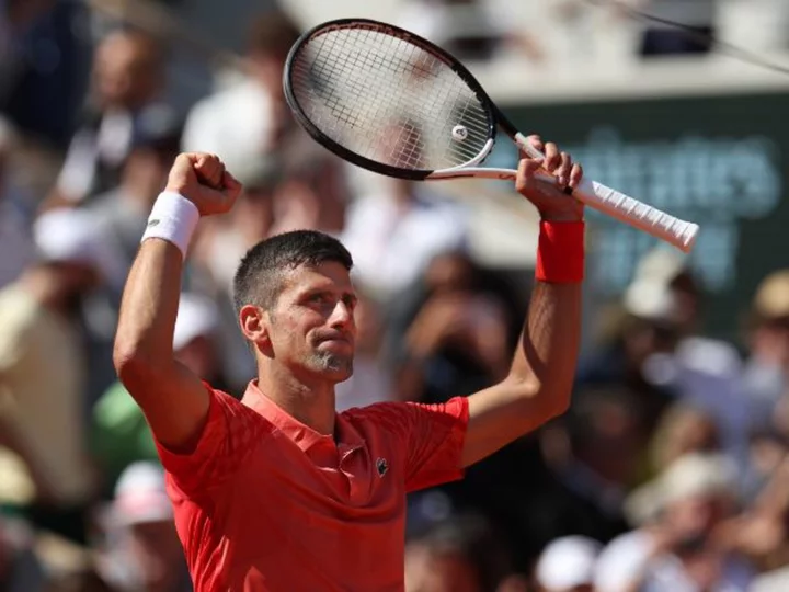 Novak Djokovic progresses to a record 17th French Open quarterfinal as he beats Juan Pablo Varillas