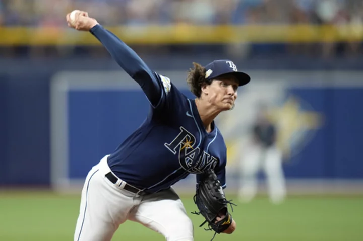 Tyler Glasnow goes 7 strong innings, Brandon Lowe homers to help Rays beat Marlins 4-1