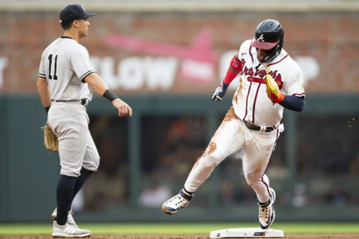 Acuña, Ozuna go deep, Elder leads 1-hitter, Braves beat Yankees 5-0