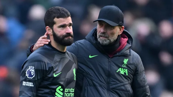 Jurgen Klopp makes worrying Alisson injury admission after Man City draw