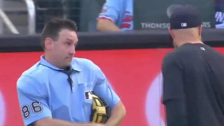 Rocco Baldelli Ejected By Extremely Unimpressed Umpire