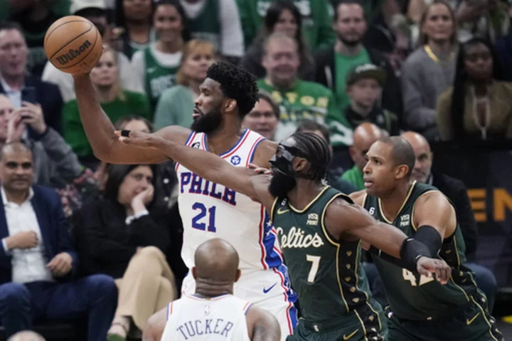 Embiid scores 33, 76ers beat Celtics 115-103 for 3-2 lead