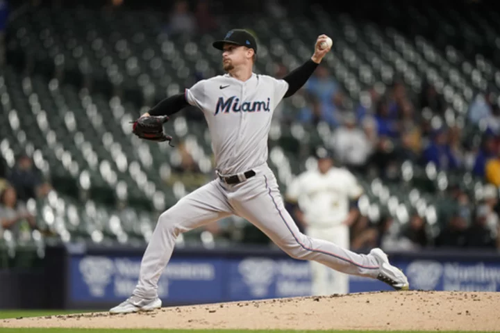 Braxton Garrett works 6 strong innings as the Marlins beat the Brewers 2-0