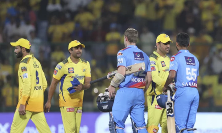 Chennai routs Delhi, guarantees playoffs spot in Indian Premier League