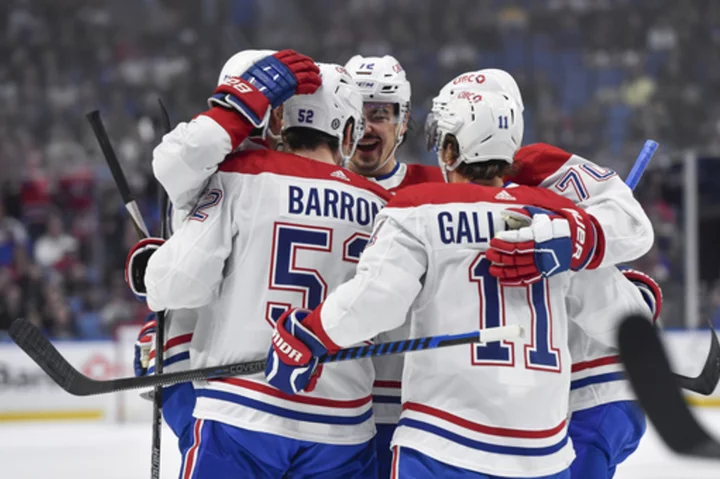 Jake Allen stops 36 shots as Canadiens beat Sabres 3-1