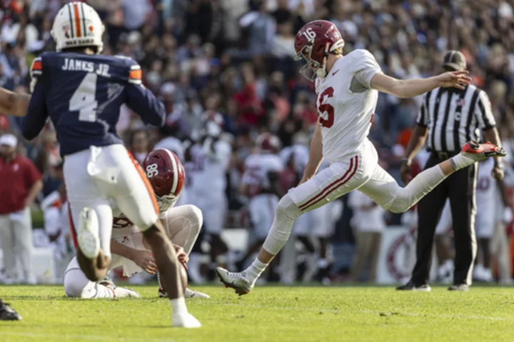 Alabama kicker Will Reichard becomes NCAA's career scoring leader