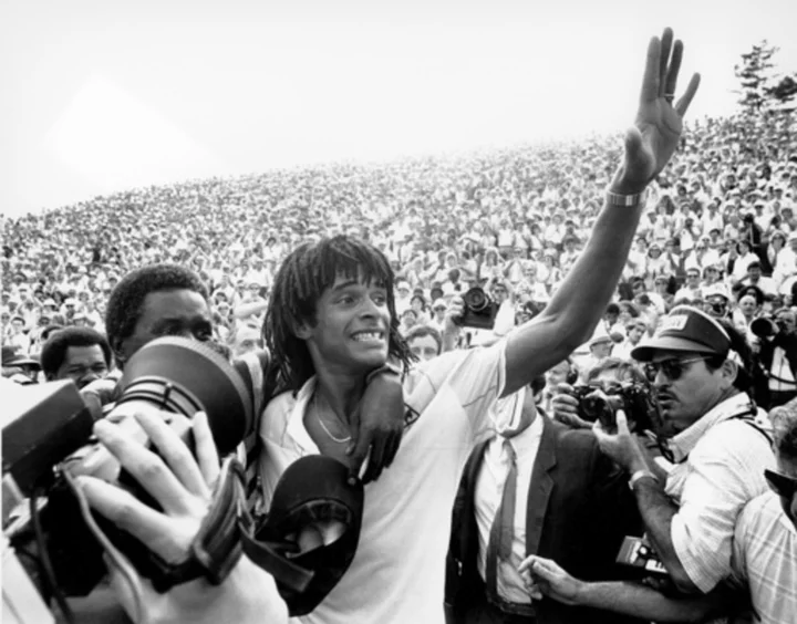 Yannick Noah back at French Open 40 years after 1983 title with mic, not racket, in hand