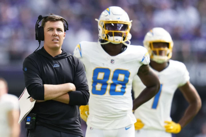 Chargers offensive coordinator Kellen Moore tries to tone down revenge talk vs. Cowboys