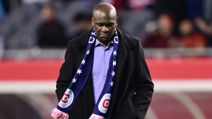 Chicago Fire fire head coach Ezra Hendrickson