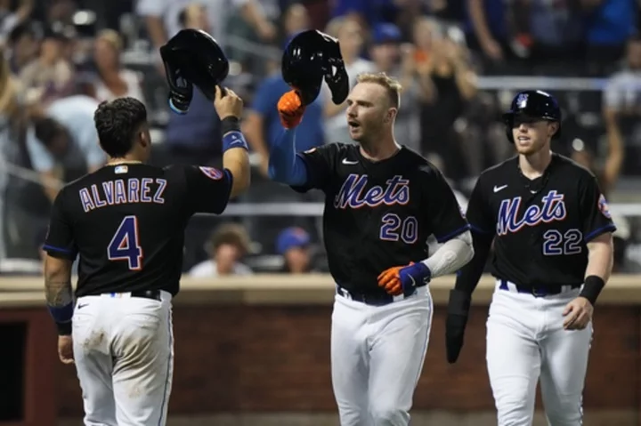 Pete Alonso homers twice to help the Mets beat the Nationals 5-1