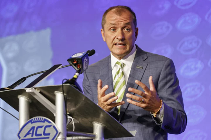 ACC commissioner Jim Phillips says he never condoned misconduct toward athletes as Northwestern AD